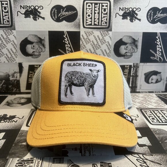 Authentic KIDS Goorin Bros Sheepie Yellow "Black Sheep" Hat - Picture 1 of 3